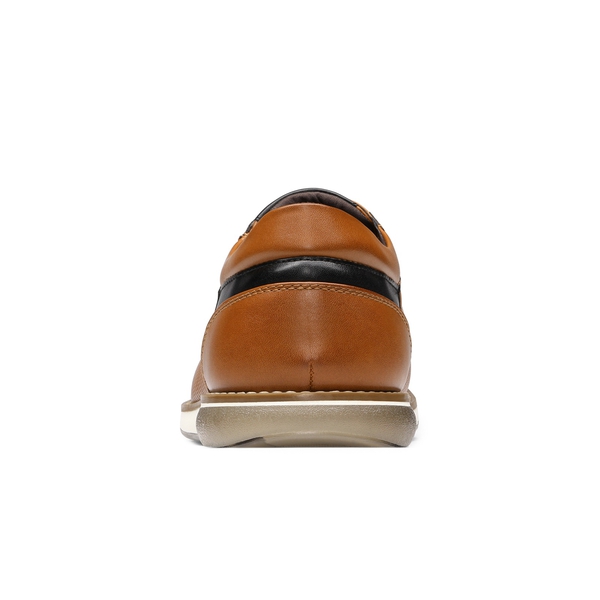 Men's Modern Casual Oxford Shoes - BROWN - 5